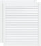 vidaXL - Kastdeuren - met - lamellen - 2 - st - 69x59,4 - cm - massief - grenenhout - wit