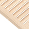 vidaXL - Kastdeuren - met - lamellen - 2 - st - 99,3x39,4 - cm - massief - grenenhout