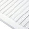 vidaXL - Kastdeuren - met - lamellen - 2 - st - 99,3x49,4 - cm - grenenhout - wit