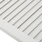 vidaXL - Kastdeuren - met - lamellen - 2 - st - 99,3x49,4 - cm - grenenhout - wit