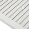 vidaXL - Kastdeuren - met - lamellen - 2 - st - 99,3x59,4 - cm - grenenhout - wit