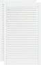 vidaXL - Kastdeuren - met - lamellen - 2 - st - 99,3x59,4 - cm - grenenhout - wit