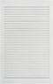 vidaXL - Kastdeuren - met - lamellen - 2 - st - 99,3x59,4 - cm - grenenhout - wit
