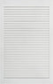 vidaXL - Kastdeuren - met - lamellen - 2 - st - 99,3x59,4 - cm - grenenhout - wit