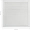 vidaXL - Kastdeuren - met - lamellen - 4 - st - 39,5x39,4 - cm - grenenhout - wit