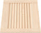 vidaXL - Kastdeuren - met - lamellen - 4 - st - 39,5x39,4 - cm - massief - grenenhout