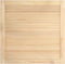 vidaXL - Kastdeuren - met - lamellen - 4 - st - 39,5x39,4 - cm - massief - grenenhout