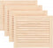 vidaXL - Kastdeuren - met - lamellen - 4 - st - 39,5x49,4 - cm - massief - grenenhout