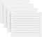 vidaXL - Kastdeuren - met - lamellen - 4 - st - 39,5x49,4 - cm - grenenhout - wit