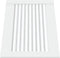 vidaXL - Kastdeuren - met - lamellen - 4 - st - 39,5x49,4 - cm - grenenhout - wit