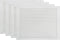 vidaXL - Kastdeuren - met - lamellen - 4 - st - 39,5x59,4 - cm - grenenhout - wit