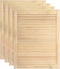 vidaXL - Kastdeuren - met - lamellen - 4 - st - 61,5x39,4 - cm - massief - grenenhout