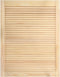 vidaXL - Kastdeuren - met - lamellen - 4 - st - 61,5x39,4 - cm - massief - grenenhout