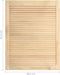 vidaXL - Kastdeuren - met - lamellen - 4 - st - 61,5x39,4 - cm - massief - grenenhout