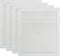 vidaXL - Kastdeuren - met - lamellen - 4 - st - 61,5x49,4 - cm - grenenhout - wit