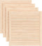 vidaXL - Kastdeuren - met - lamellen - 4 - st - 61,5x59,4 - cm - massief - grenenhout