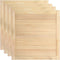 vidaXL - Kastdeuren - met - lamellen - 4 - st - 61,5x59,4 - cm - massief - grenenhout