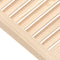vidaXL - Kastdeuren - met - lamellen - 4 - st - 61,5x59,4 - cm - massief - grenenhout
