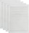 vidaXL - Kastdeuren - met - lamellen - 4 - st - 69x39,4 - cm - massief - grenenhout - wit