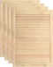vidaXL - Kastdeuren - met - lamellen - 4 - st - 69x39,4 - cm - massief - grenenhout