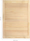 vidaXL - Kastdeuren - met - lamellen - 4 - st - 69x39,4 - cm - massief - grenenhout