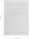 vidaXL - Kastdeuren - met - lamellen - 4 - st - 69x39,4 - cm - massief - grenenhout - wit
