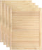 vidaXL - Kastdeuren - met - lamellen - 4 - st - 69x49,4 - cm - massief - grenenhout