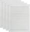 vidaXL - Kastdeuren - met - lamellen - 4 - st - 69x49,4 - cm - massief - grenenhout - wit