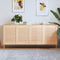 vidaXL - Kastdeuren - met - lamellen - 4 - st - 69x49,4 - cm - massief - grenenhout