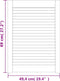 vidaXL - Kastdeuren - met - lamellen - 4 - st - 69x49,4 - cm - massief - grenenhout - wit