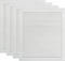 vidaXL - Kastdeuren - met - lamellen - 4 - st - 69x59,4 - cm - massief - grenenhout - wit