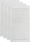 vidaXL - Kastdeuren - met - lamellen - 4 - st - 99,3x39,4 - cm - gwitrenenhout