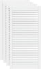 vidaXL - Kastdeuren - met - lamellen - 4 - st - 99,3x49,4 - cm - grenenhout - wit