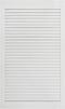 vidaXL - Kastdeuren - met - lamellen - 4 - st - 99,3x49,4 - cm - grenenhout - wit