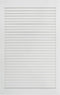 vidaXL - Kastdeuren - met - lamellen - 4 - st - 99,3x59,4 - cm - grenenhout - wit