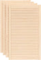 vidaXL - Kastdeuren - met - lamellen - 4 - st - 99,3x59,4 - cm - massief - grenenhout