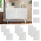 vidaXL - Kastdeuren - met - lamellen - 4 - st - 99,3x59,4 - cm - massief - grenenhout