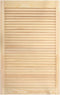 vidaXL - Kastdeuren - met - lamellen - 4 - st - 99,3x59,4 - cm - massief - grenenhout