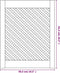vidaXL - Kastdeuren - met - latwerk - 2 - st - 49,5x61,5 - cm - massief - grenenhout