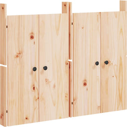 vidaXL - Kastdeurtjes - voor - buitenkeuken - 2 - st - 50x9x82 - cm - grenenhout