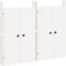 vidaXL - Kastdeurtjes - voor - buitenkeuken - 2 - st - 50x9x82 - cm - grenenhout - wit