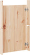 vidaXL - Kastdeurtjes - voor - buitenkeuken - 2 - st - 50x9x82 - cm - grenenhout