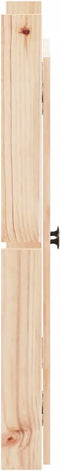 vidaXL - Kastdeurtjes - voor - buitenkeuken - 50x9x82 - cm - massief - grenenhout