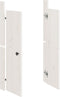 vidaXL - Kastdeurtjes - voor - buitenkeuken - 50x9x82 - cm - grenenhout - wit
