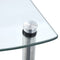 vidaXL - Kastje - 5-laags - 30x30x130 - cm - gehard - glas - transparant