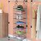 vidaXL - Kastorganiser - hangend - met - 7 - schappen