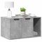 vidaXL - Kattenbakkast - 80x50x45 - cm - bewerkt - hout - wit