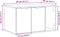 vidaXL - Kattenbakkast - 80x50x45 - cm - bewerkt - hout - wit