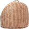 vidaXL Kattendrager 45x35x35 cm natuurlijk wilgenhout