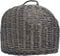 vidaXL Kattendrager 50x42x40 cm natuurlijk wilgenhout grijs